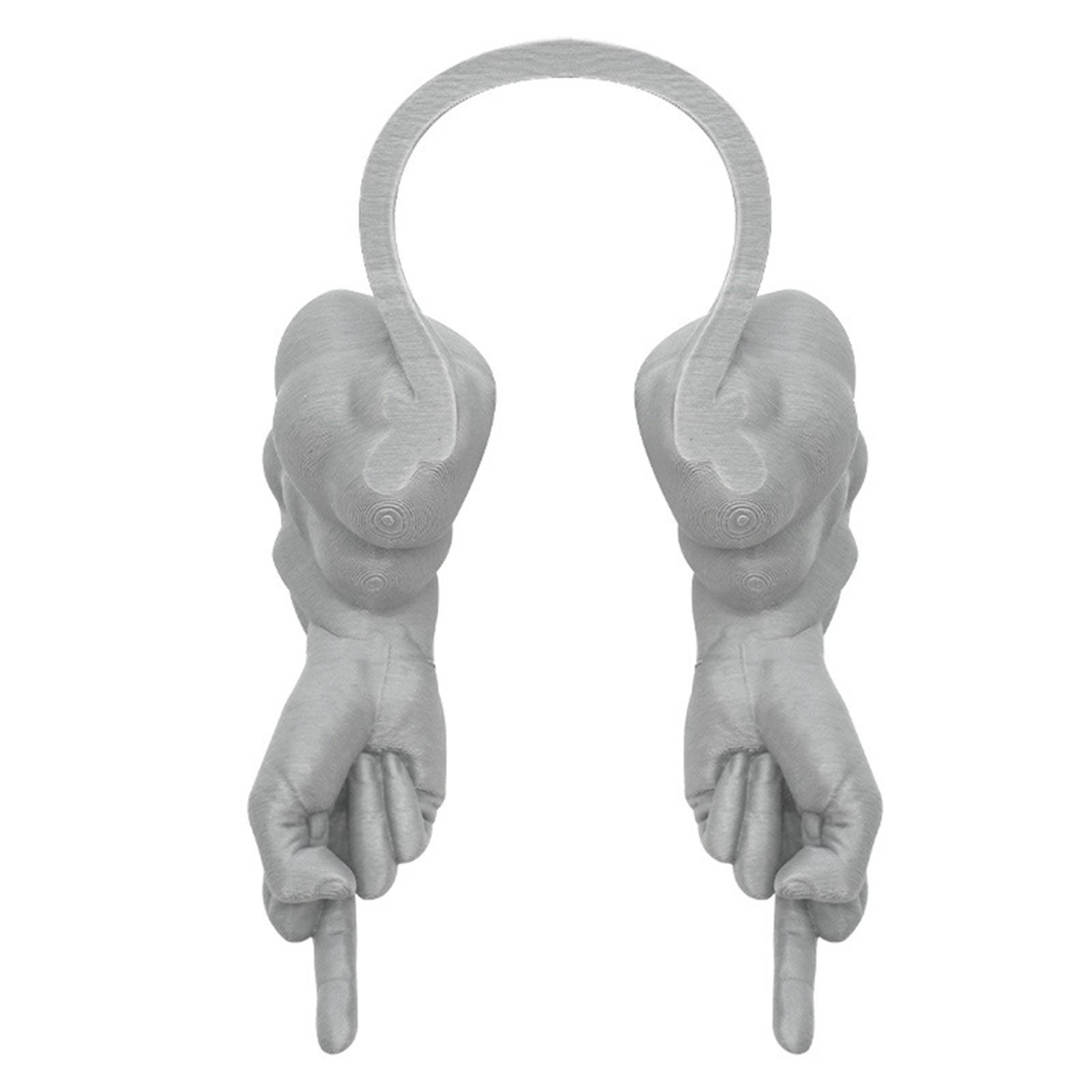 

Креативные гигантские руки-подставки для домашних животных, подвесные ручки для шеи, игрушки для кошек и цыплят One Size белый