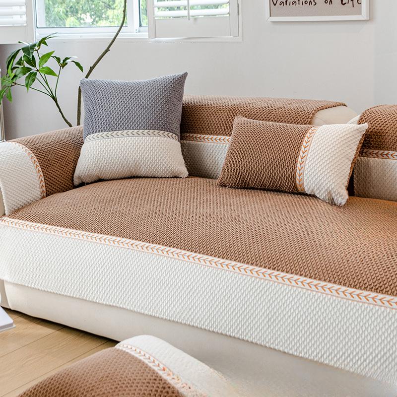 Sofa Cover Towel Anti-Scratching Winter Plush Cushion Cushion All-Inclusive Universal Sofa Cover Full Cover Blanket