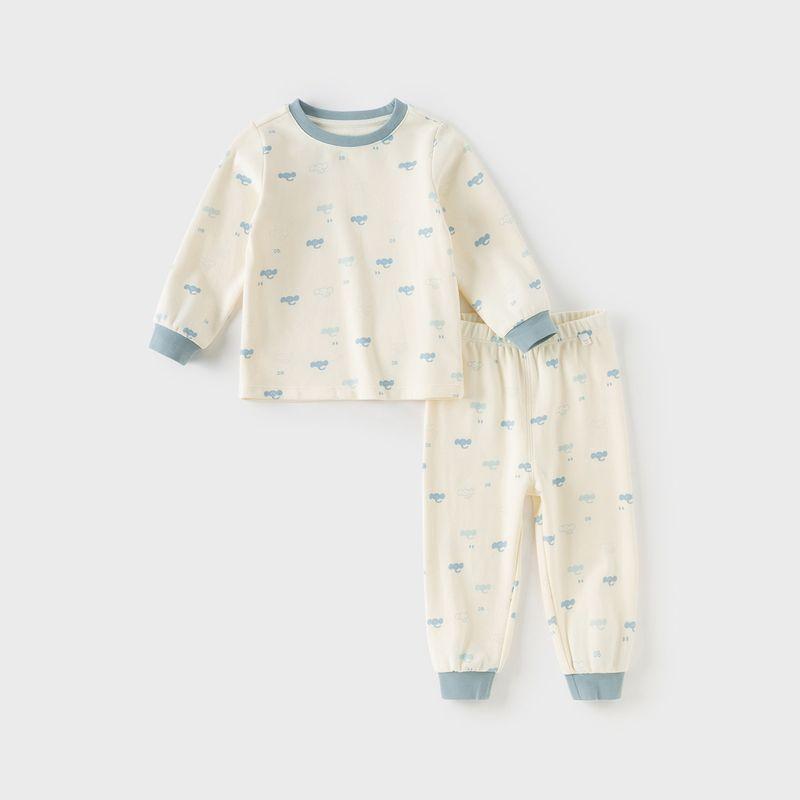 David Bella Boys' Underwear Set Warm Baby Autumn Clothes and Pants Children's Pajamas Loungewear Spring Season