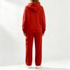 Women's Hoodie and Sweatpants Set with Pockets - Casual Loungewear