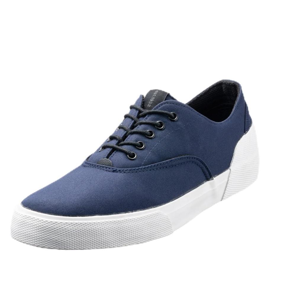 Nissin Rubber Hyper V AC-01 Casual Sneakers, Men's, Navy Blue, Size 29.0 Cm, 3E, Simple Design, Non-Slip, Lightweight, For On and Off-duty Use