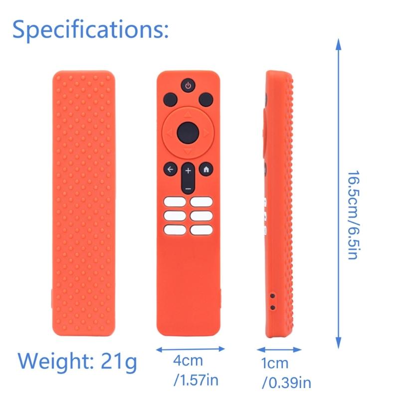 Silicone Remote Control Cover for E85540039A40 with Anti Slip Grip and Dustproof Design in 5 Color