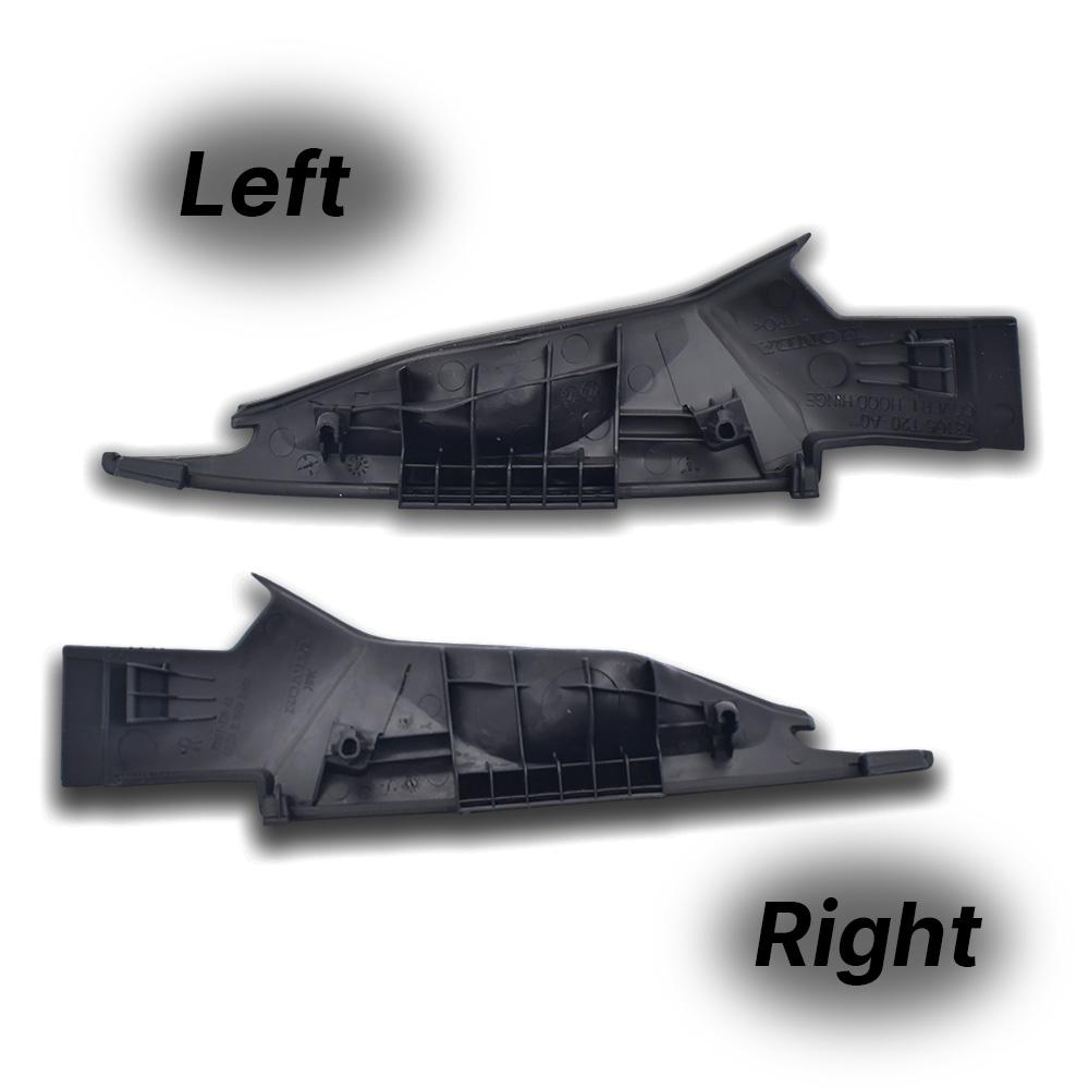 2PCS For Honda Civic 2025 2025 2025 2025 Car Front Wiper Cowl Trim Panel Side Fender Hood End Caps Replacement Car Accessories