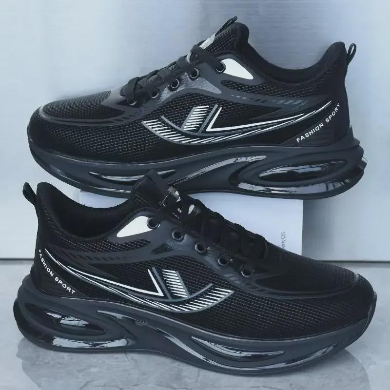 Men's 2025 Autumn Waterproof Leather Running Shoes - Ultra-Light, Trendy Sports Footwear for Students