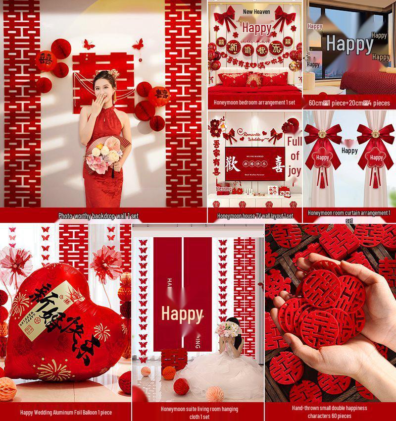 Komplett Bröllopsrumsinredningsset för Sovrum & Nytt Hus