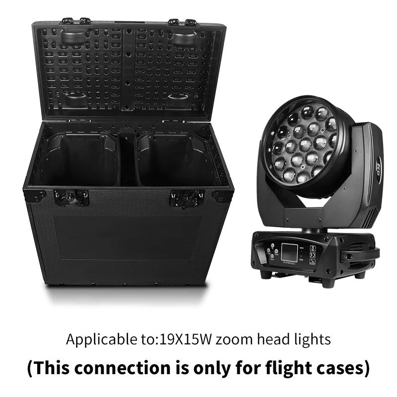 Plastic Flight Case Suitable for 19*15w / 19x25w / 12x18w Flight Case Only for LED Beam Light Box Flight Box Stage Light Case Convenient