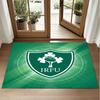 Irland Rugby Design Kristall Samt Teppich Weiche Dekorative Matte für Schlafzimmer Eingang