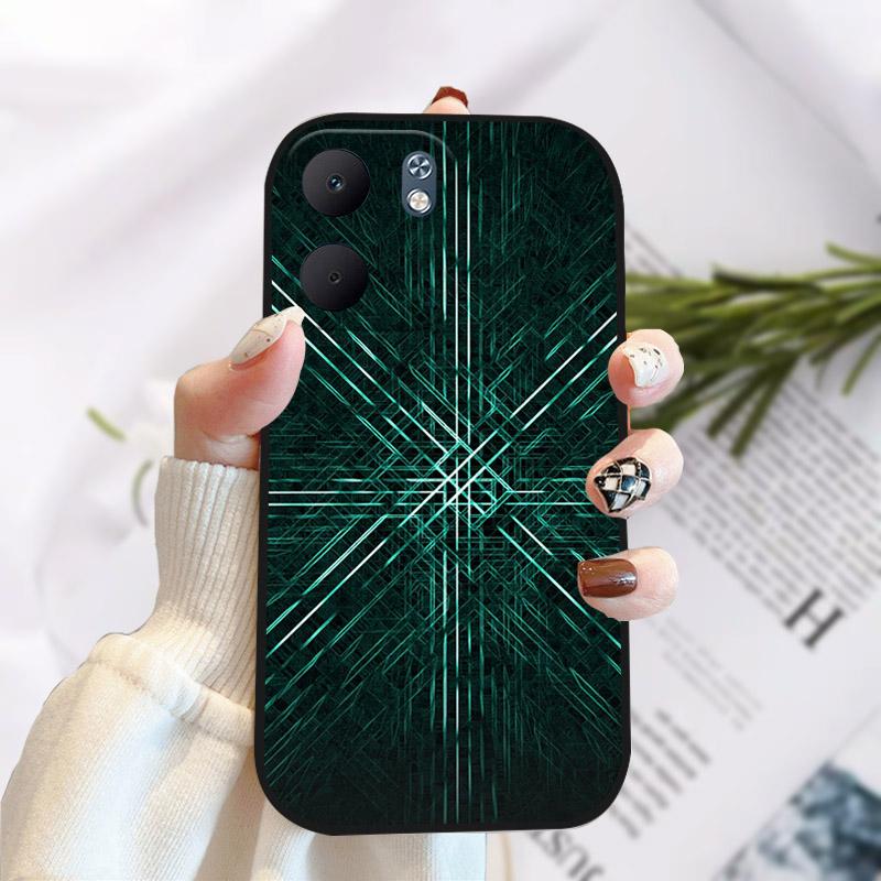 For OPPO A5X Case Fashion Painting Black TPU Soft Silicone Case For OPPO A5X 5G CPH2733 OPPOA5X 4G CPH2725 Back Cover Shell Capa
