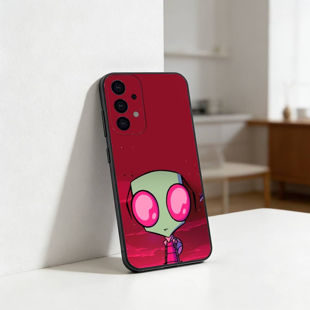Cartoon I-Invader Zim Gir Phone Case For Samsung S25,S24,S21,S22,S23,S30,Ultra,S20,Plus,Fe,Lite Black Shell