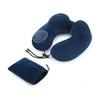 Neck Pillow, Compact Air Cushion, Airplane Comfort Goods, Neck Pillow, Mobile Pillow, U Shape, Includes Storage Pouch, Air Pillow, Air Pump Type,