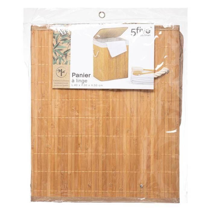 5five - Panier À Linge 60l Bambou
