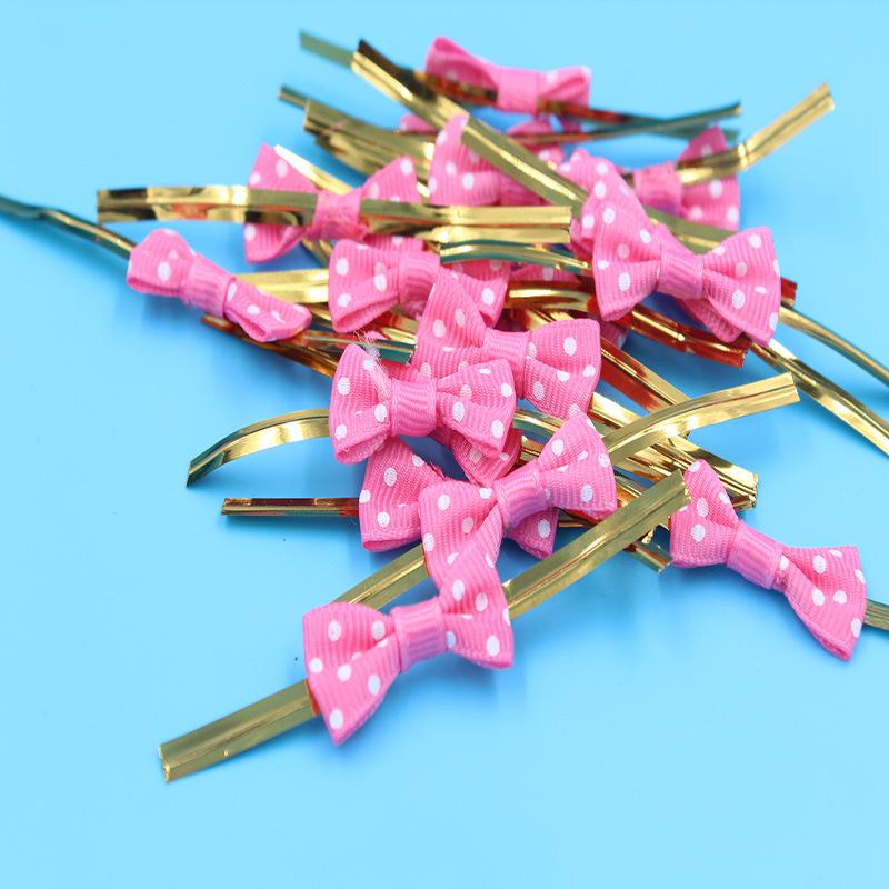 Bow Tie Twist Tie for Packaging: Lollipop, Pastry, Biscuit, Bread Bag Sealing Wire