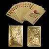 Gold Foil Skull Poker Cards Waterproof PVC Plastic Magic Cards For Gambling Board Game Washable Flexible Use Playing Cards