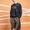 Li Ning Sweatshirts Unisex Black Crew Neck Moderate Regular AWDQB40-4