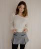 LETTER FROM MOON Claude Pocket Wool Mini Skirt (Gray)