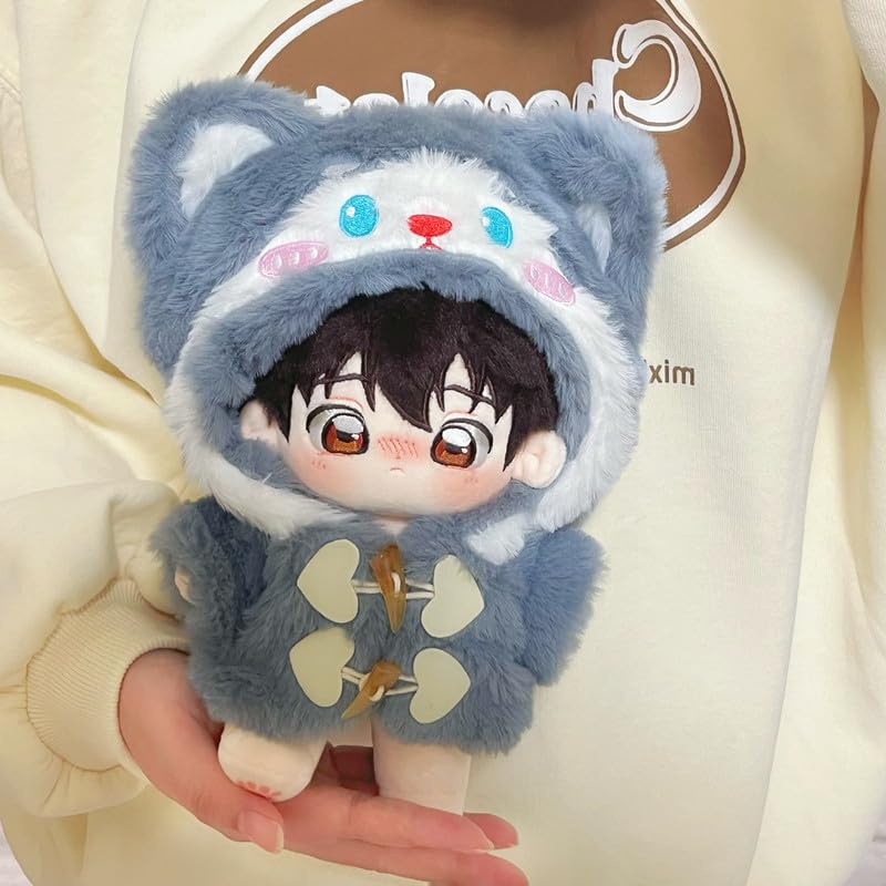 AXLUCE - Plush Clothes - Kigurumi - Plush Toy - Clothes - 20cm - Doll (Cat (Gray))