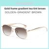 Toad Glasses Ladies Sunglasses With Metal Frame Uv400 For Outdoor Fashion