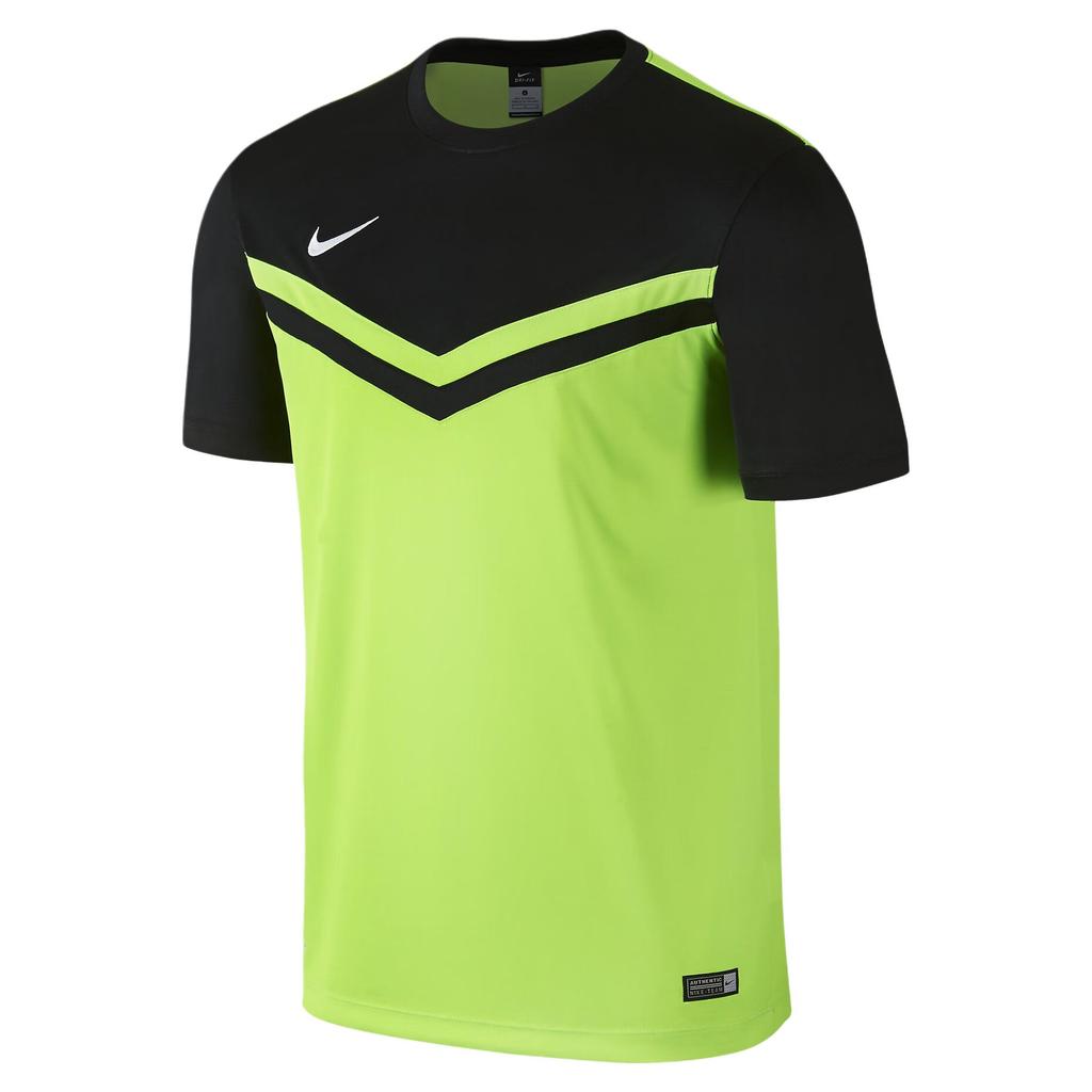 Nike Comfortable Crew Neck Pullover Short Sleeve T-Shirt Men Tops Black Green 608023-302