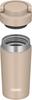 Dishwasher-safe Thermos Vacuum Insulated Portable Tumbler with Carry Handle, 320ml, Cafe Latte, JOV-320 CL