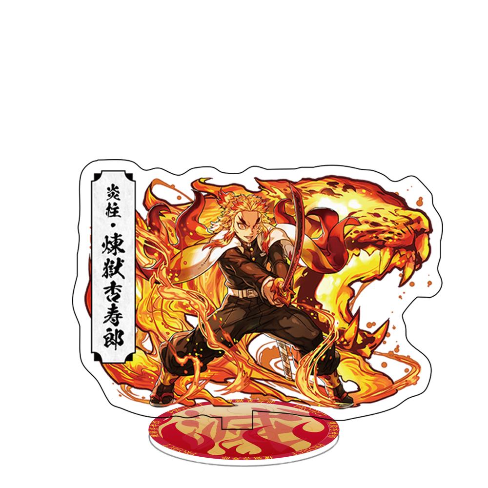 Anime Demon Slayer Peripheral Acrylic Stand Figure Kimetsu No Yaiba Douma Kokushibo Akaza Desktop Decoration Fans Collect Gift