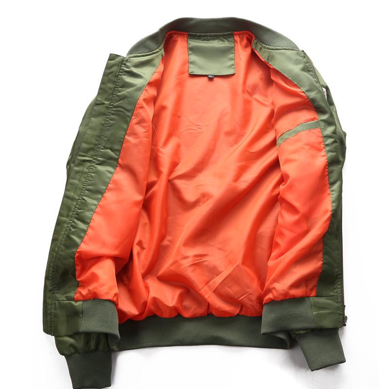 New Spring And Autumn Large Size Men'S Sports Casual Stand-Up Collar Jacket Ma01 Pilot Men'S Baseball Uniform