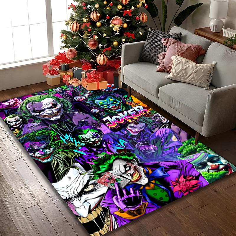 1pc General-purpose Rug, JOKER Printed Area Rug, Comfortable Office Chair Carpet, Home Entrance Floor Mat