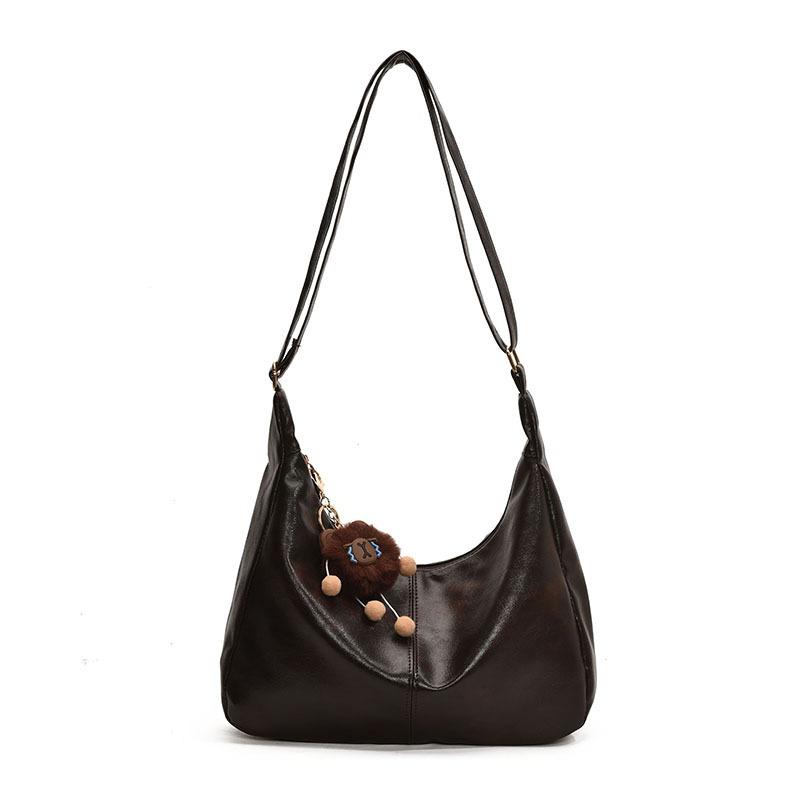 Crossbody bag women's bag new trendy retro tote bag casual large-capacity commuter shoulder bag