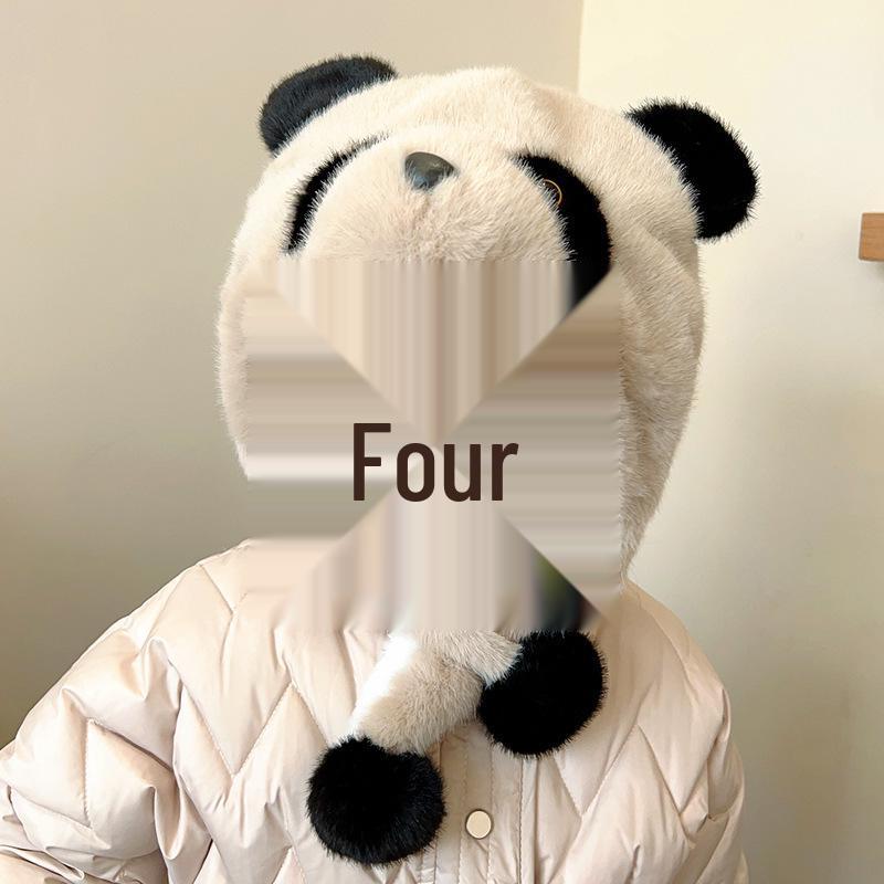 Children's Cartoon Knit Wool Hat with Ear Protection 