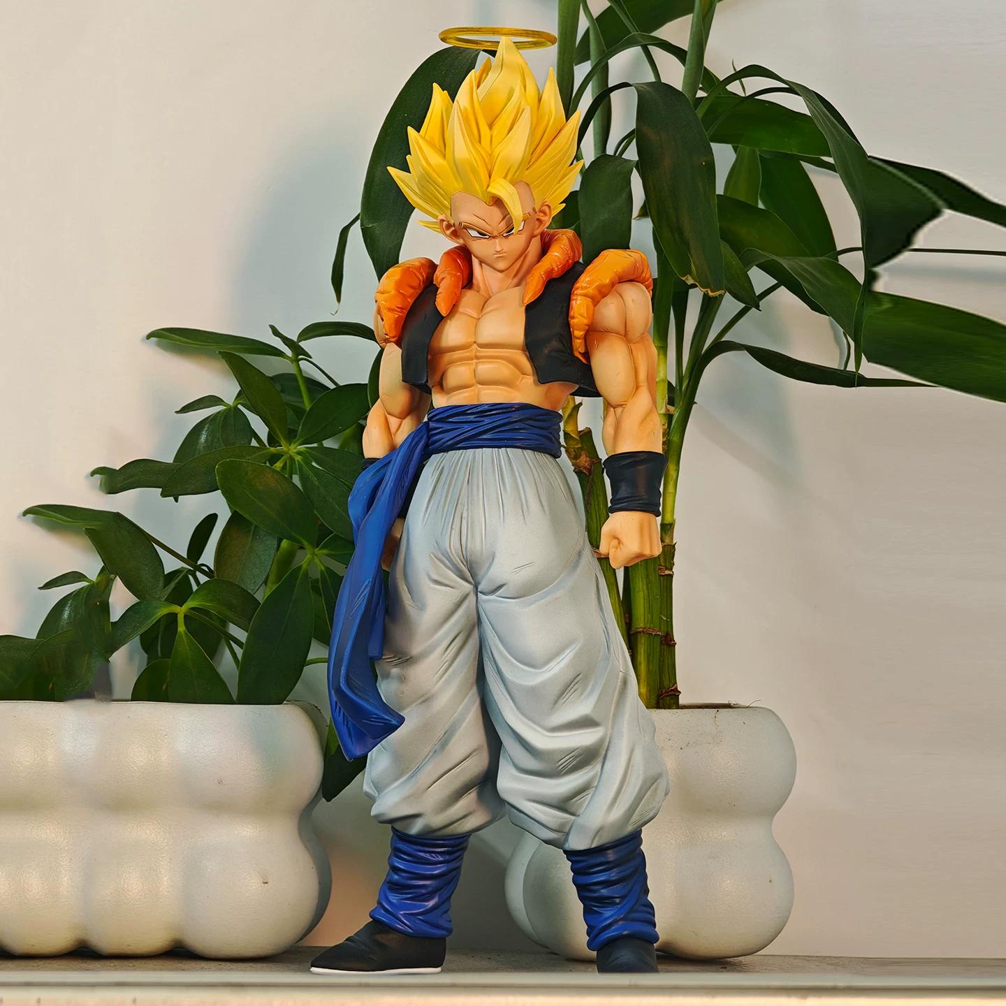 

Dragon Ball Super Saiyan Gogeta Action Figure Anime Peripheral Collectible Statue Desktop Decor Gift For Anime Fans Otaku Model
