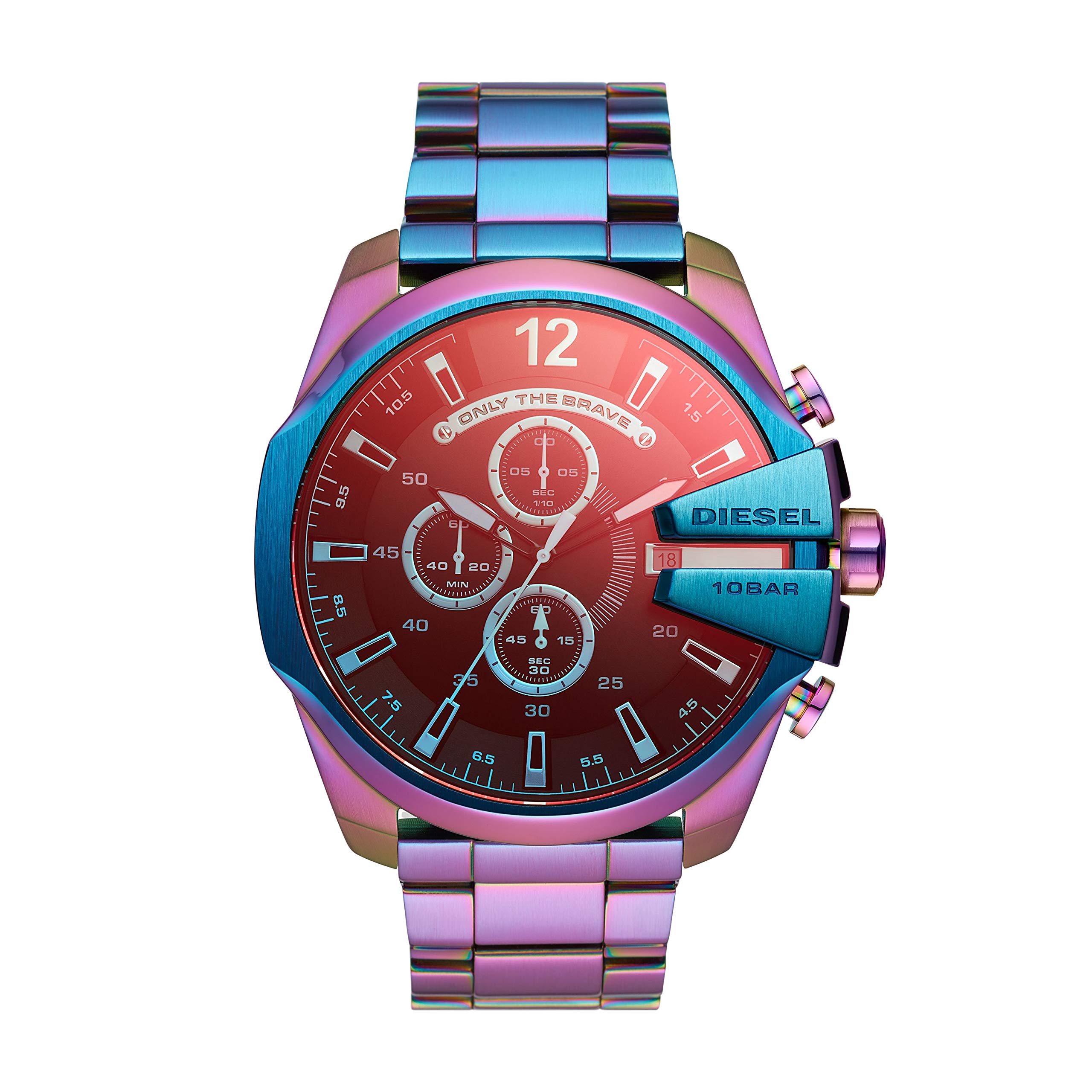 

Годинник Diesel Mega Chief Chronograph з нержавіючої сталі DZ4542 One Size Multi