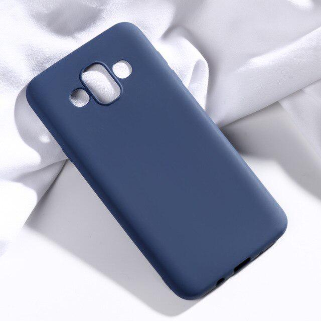 Für Samsung Galaxy J7 Duo Hüllen Bonbonfarben Weiche Silikon