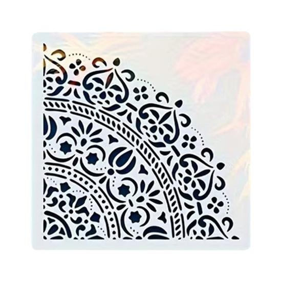 

Yousheng DIY Decorative Stencil Wall Art Painting Templates Reusable Plastic Drawing Stencil for T-Shirt Wood Tote Bag DIY Crafts Bohemian Home Decor B