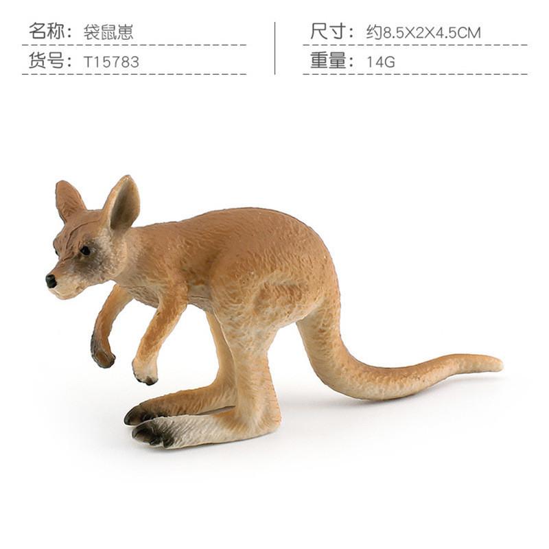 Beautifully Crafted Static Model Animals In Vibrant Colors Red Fox Kangaroo Skunk And Others