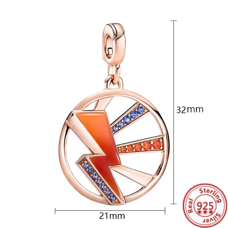 Me Ring S925 Sterling Silber Perle Runder Verbinder Charm Doppelarmreif Passend für Original Me Gliederkette Armband Schmuck