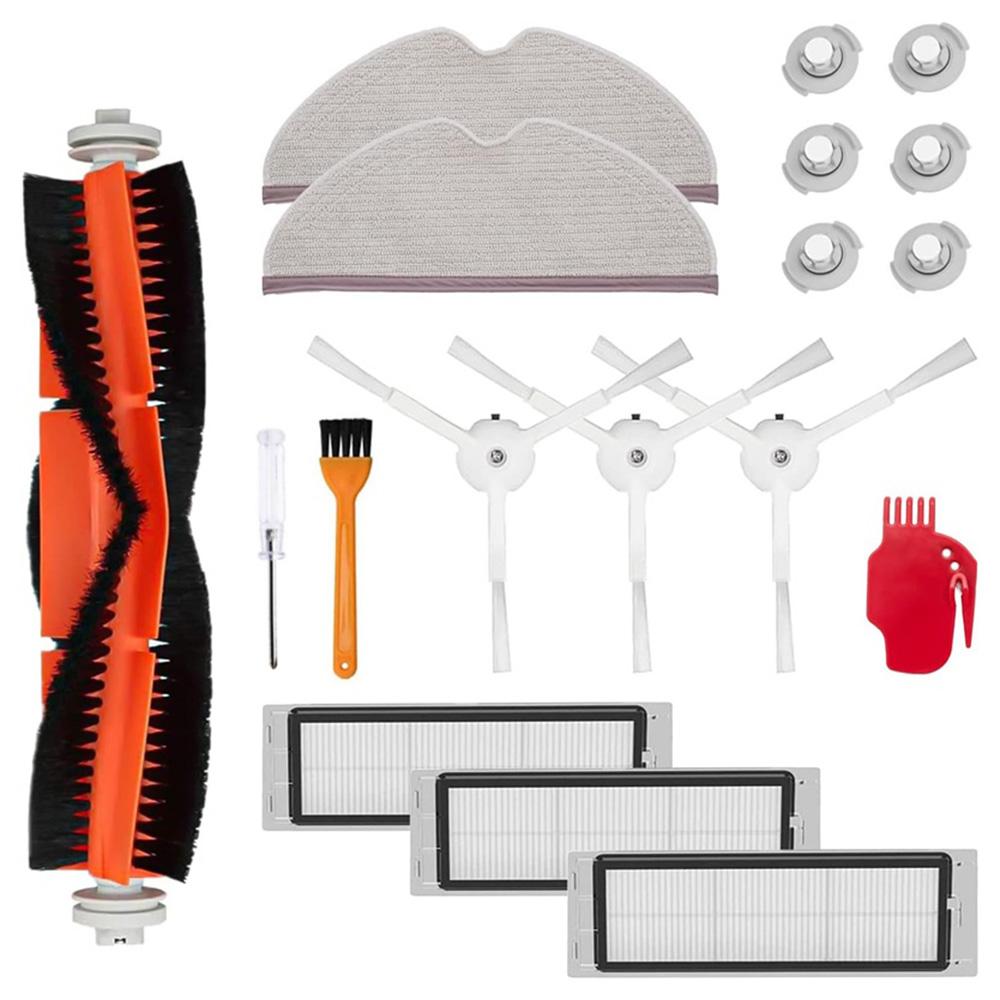 

18Pcs/Set Accessories for Xiaomi Roborock Xiaowa Sweeping Robot Roller Brush Filters Side Brushes Replacement Kit A