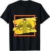 Byzantine Eagle, Eastern Orthodox Christian Faith Orange T-Shirt