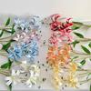Faux Lily Flower Long Stem Artificial Lily Branch with 4 Bloom Heads And Leaves Real Touch Lilium Flower for Wedding Party Home Decor