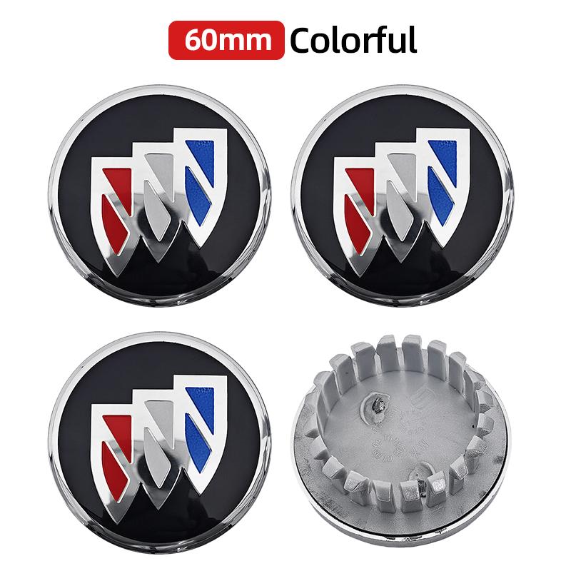 For Buick Excelle XT GT Envision Verano Regal LaCrosse Encore enclave 4pcs Car Wheel Center Hub Caps Cover Emblem Accessories