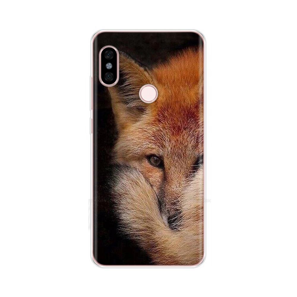 For Redmi Note 5 Note5 Pro Protective Shell Soft Silicone Phone Case Cartoon Painted Back Cover For Redmi Note 5 6 Pro Fundas