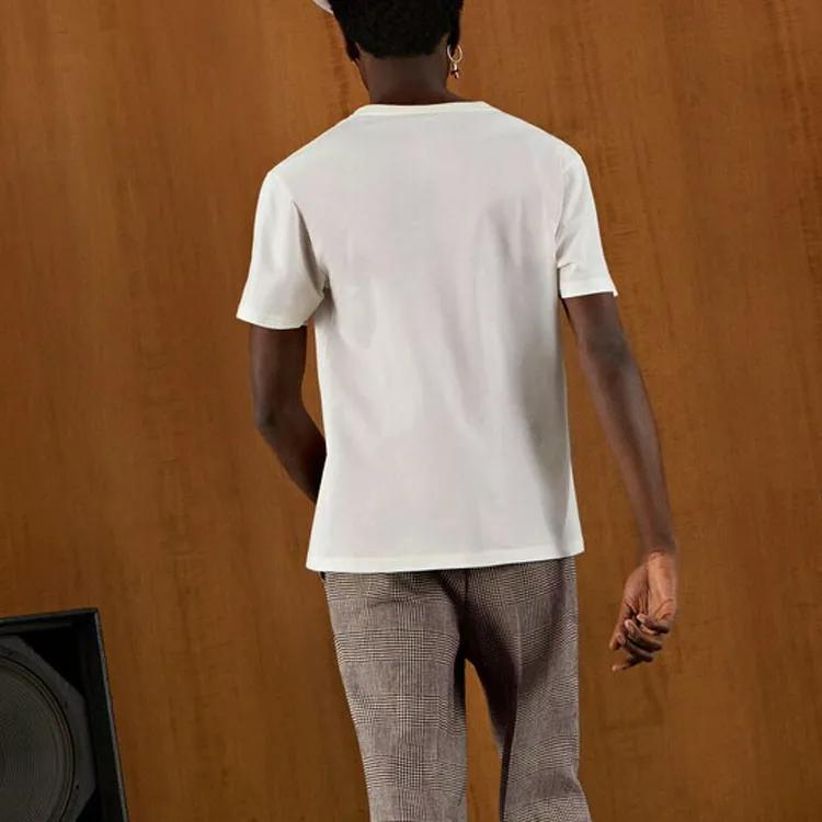 GUCCI T-Shirts Men's White Crew Neck Moderate (Unisex) T-Shirts 700131 XJEJF 9088