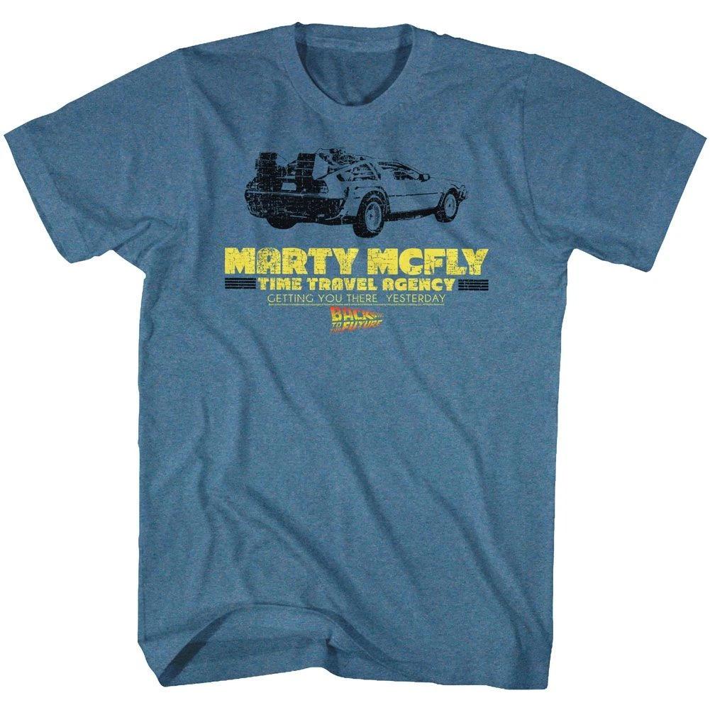 Back To The Future Time In A Car Movie Shirt 160