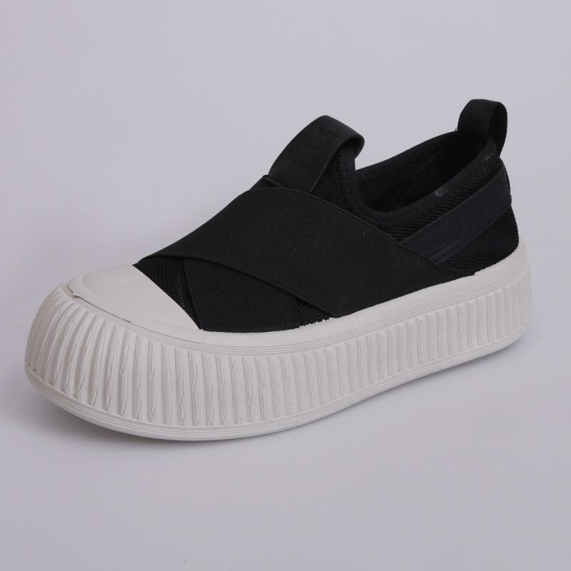 Flygende vevde pustende dukkesko dame nye muffinsbunn mesh pustende fritidssko brødsko