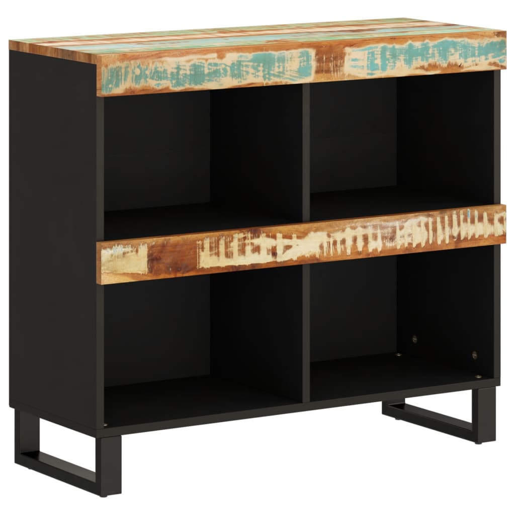 Side Table 85 X 33 X 75 Cm Reclaimed Solid Wood