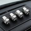 New 4Pcs Aluminum Car Tire Valve Caps Diamond Tyre Valve Airtight Cover Waterproof Dust For T A1 A2 A3 A4 A5 Sline TT Motorcycles