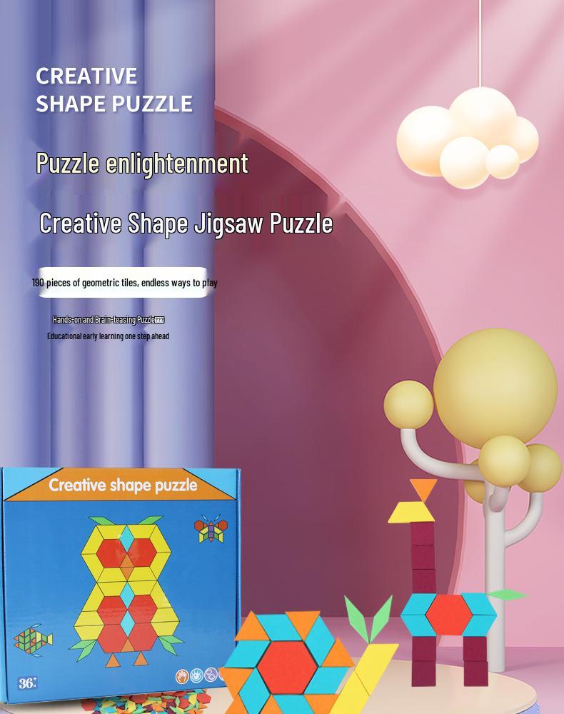 Children's Wooden Jigsaw Puzzle for Early Education and Cognitive Development