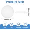 12 Pcs Door Stoppers Door Stops Wall Protector Door Knob Wall Shield White Silicone Doors Protector Round Walls Shield Cushion Doors Knob Walls