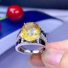 Citrine Oval Cut Gemstone With 925 Sterling Silver Ring For Men's #283 JL375732339953