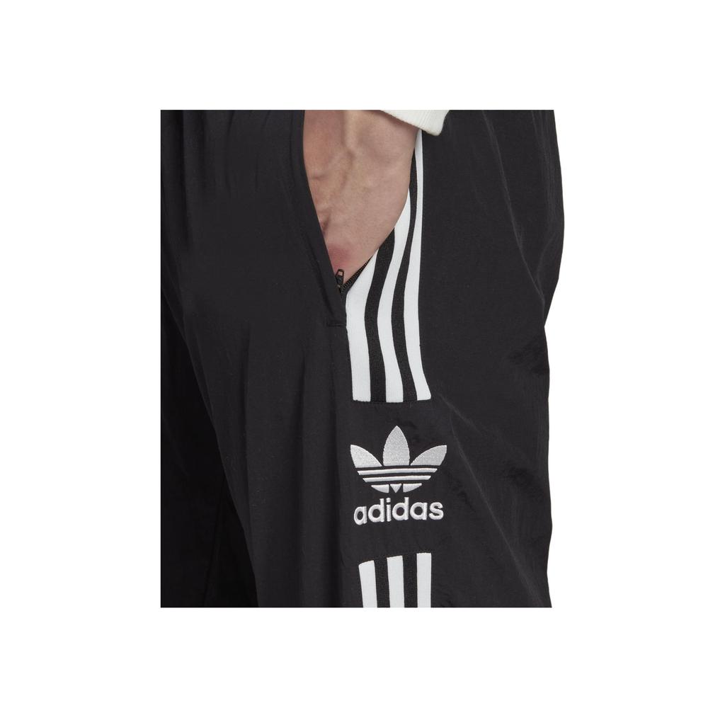 Adidas Originals Trefoil Brand Logo Striped Print Jogger Pants Men Bottoms Black IA6355