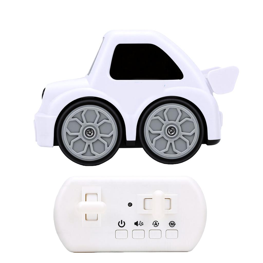 Mini RC Car Gesture Following 4 Modes Interactive Stunt Remote Control Toy Car with LED Animated Eye Music for Kids Boys
