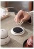 Zen Style Ceramic Gourd Incense Burner for Coil and Agarwood Incense, Home Tea Ceremony Burner